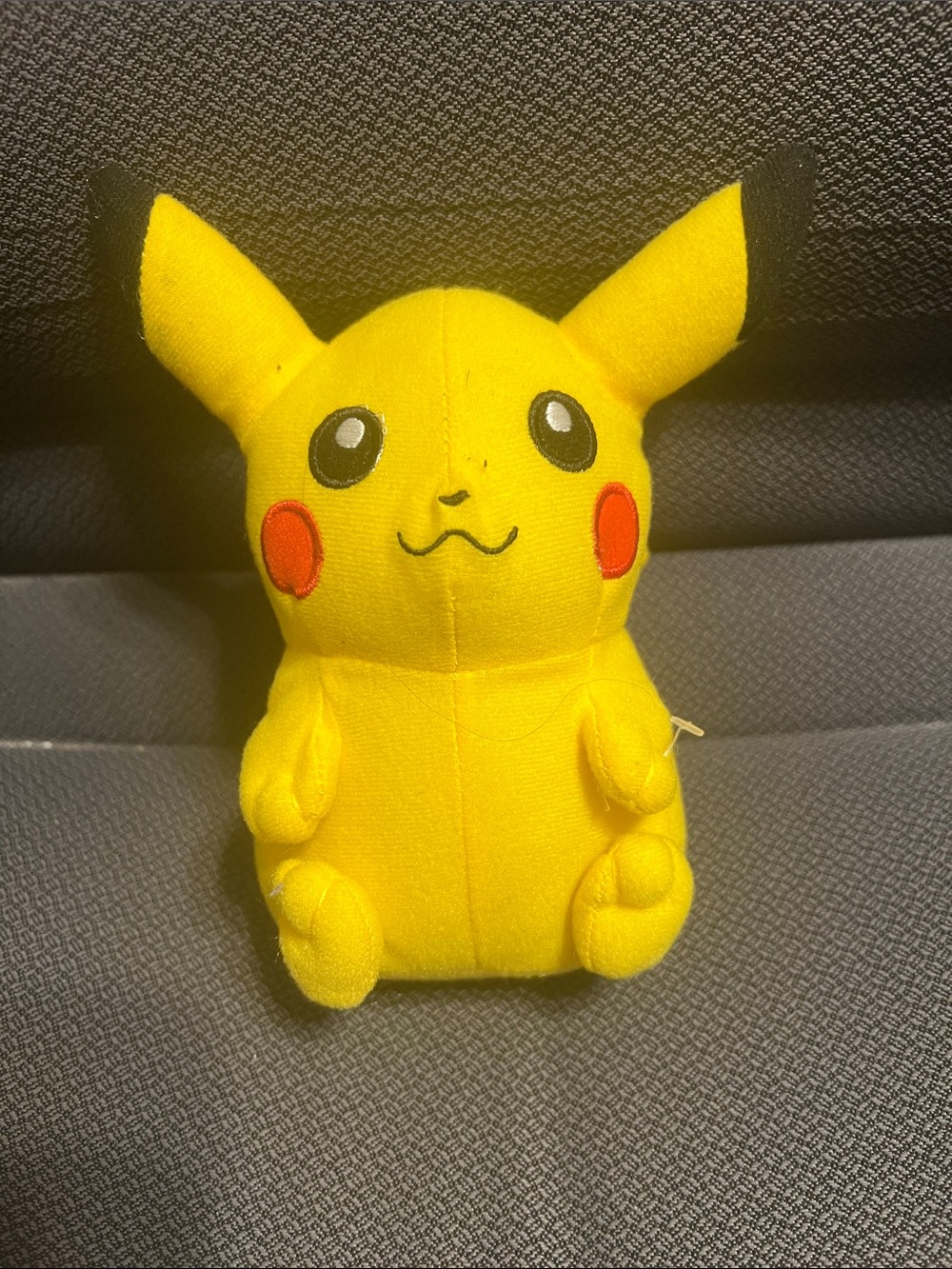 Pokemon Pikachu Plush Toy – Yellow with Red Cheeks and Black Ear Tips